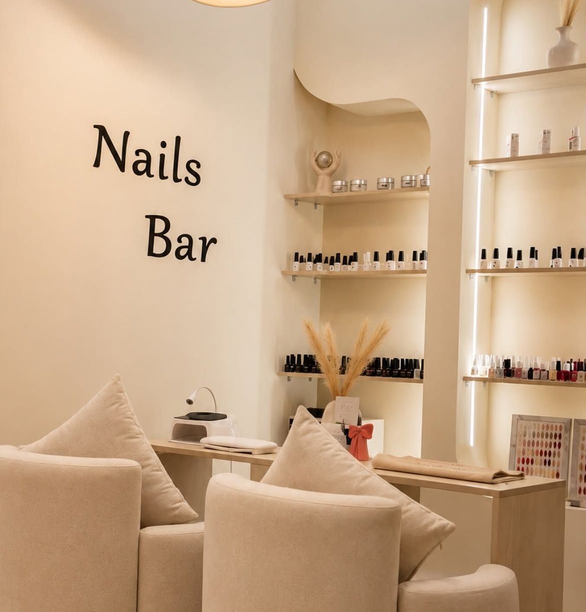 ركن الأظافر Nails Bar في صالون خلود بيوتي